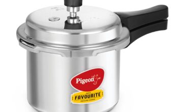 Pigeon by Stovekraft Favourite Outer Lid Non Induction Aluminium Pressure Cooker, 3 Litres, Silver