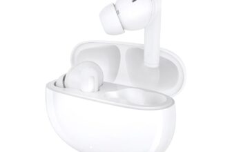 HONOR CHOICE in Ear Earbuds X5 (White) | Upto 30dB Active Noise Cancellation (ANC) | Upto 35 Hours Long Battery Life | Bluetooth 5.3 | IP54 Dust and Water Resistance